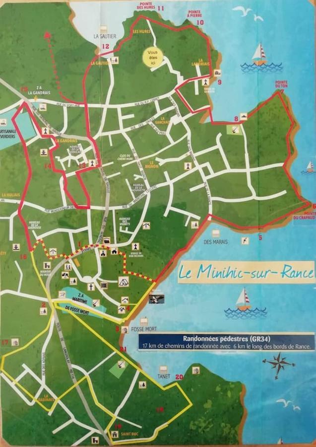 Les Rochettes - Pensez A Apporter Vos Draps ! Villa Le Minihic-sur-Rance Екстериор снимка